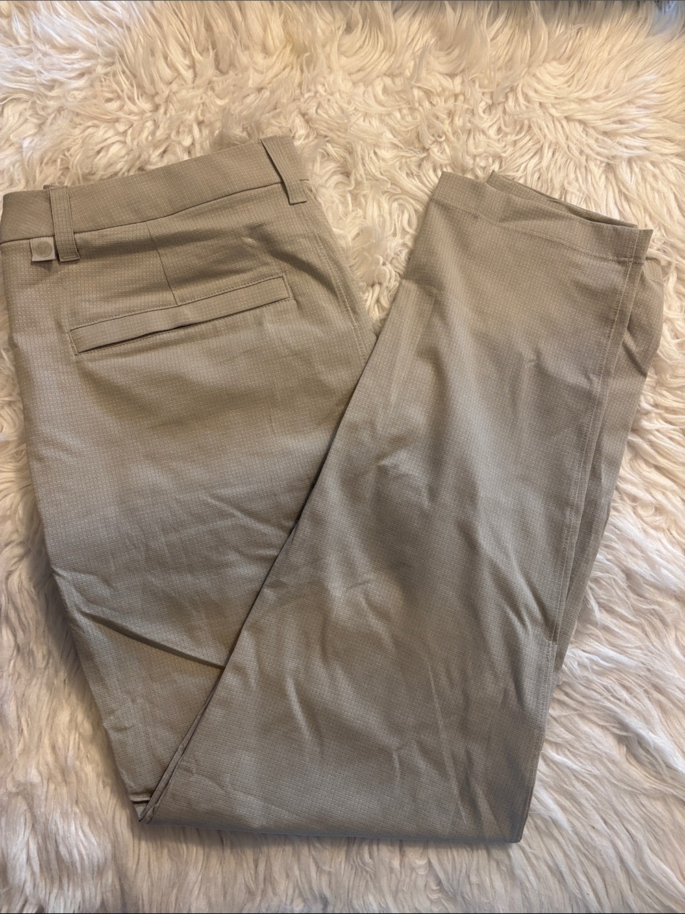 Lululemon ABC Slim-Fit Trouser 28L *WovenAir, Raw Linen, Size 32